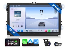 For VW Golf MK5 MK6 GTI Jetta Passat VWX6S 9"Android Car Stereo CarPlay Qualcomm