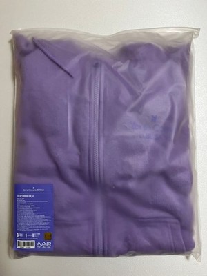 BTS Yet to Come Purple Zip Up Hoodie L Size Official Busan Concert goods NEW F/S