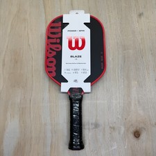 NEW Wilson Blaze 13 Pickleball Paddle Power Spin Black Red