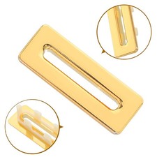 Gold Tone Brass Overflow Cover for Rectangular For Basin Sink Protection