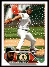 2023 Topps Holiday Ken Waldichuk Rookie Oakland Athletics #H31