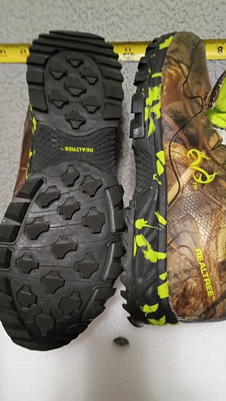 Realtree Men's Uninsulated Camo Hunting Shoes Brown/Green/Black 10.5 M