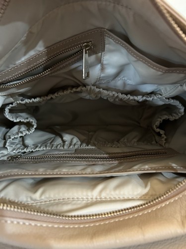 Mina Baie Los Angeles Full Vegan Kinney Backpack Diaper Bag W/Shoulder Strap - Picture 6 of 7