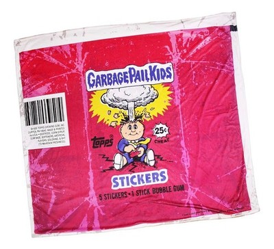 Garbage Pail Kids Creepy Company Wax Wrapper Throw Blanket 60'' x 50'' GPK