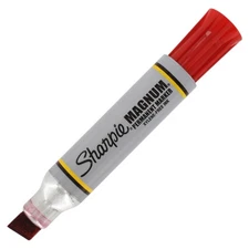 Sharpie Permanent Marker, Magnum, Red, 1-Count