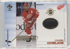 2000-01 Pacific Private Stock Game-Used Gear Chris Chelios #43 HOF ev1