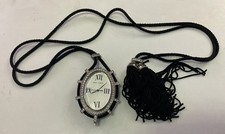 Betsy Johnson Vintage Necklace Watch Works Need New Battery Not TestedSOLD AS IS