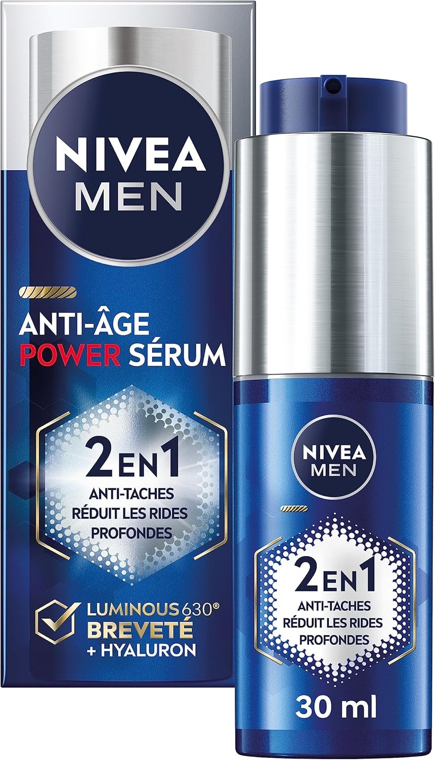 Sérum Nivea Men Luminous630 effaceur de taches brunes et rides du visage 30 ml