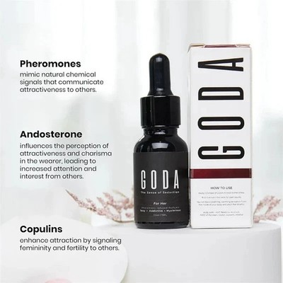 GODA Silk Body Oil with Pheromone Fragrance Brightens Complexion Tightens Deepl.