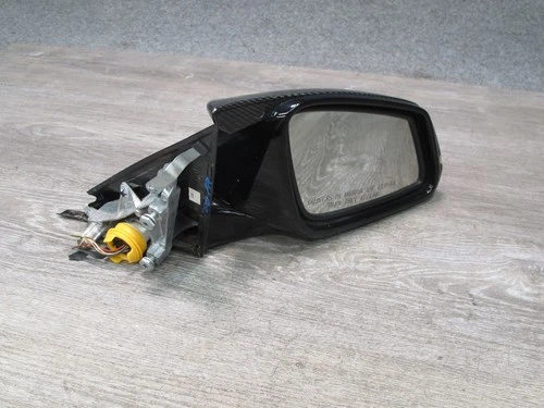 12-18 BMW F30 F31 RIGHT DOOR EXTERIOR SIDE VIEW HEATED MIRROR W CARBON COVER
