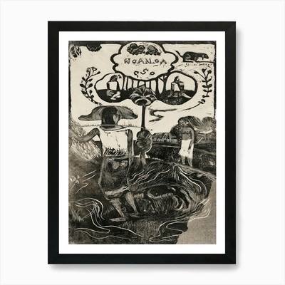 Fragrant (Noa Noa), Paul Gauguin Ar Framed Wall Art Poster Canvas Print Picture