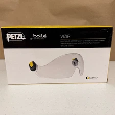 PETZL VIZIR Clear Eye shield system for VERTEX & STRATO helmets w Easy Clip