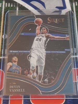 2021-22 Panini Select Devin Vassell Courtside Retail Silver Prizm SP Spurs Star