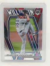Clayton Kershaw 2021 Mosaic Baseball - Will to Win #WTW5 - Los Angeles Dodgers