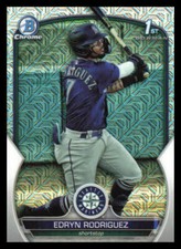 2023 Bowman Chrome Edryn Rodriguez  1st Mega Box Refractor BCP-185 Mariners