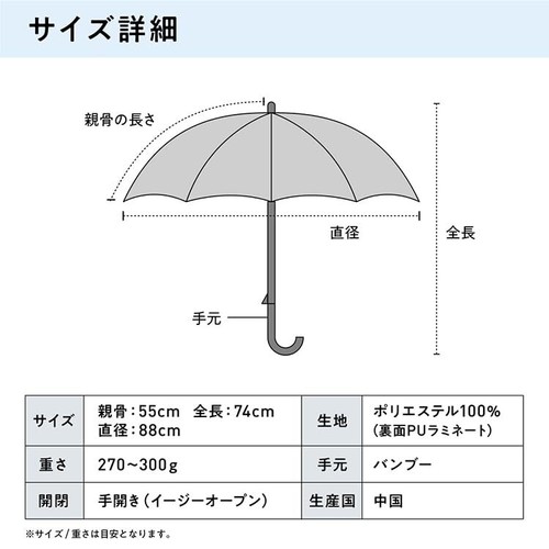 Parasol UVO Parasol Umbrella Floral Beige Main rib 55cm Blackout UV 100% New F/S - Picture 7 of 7
