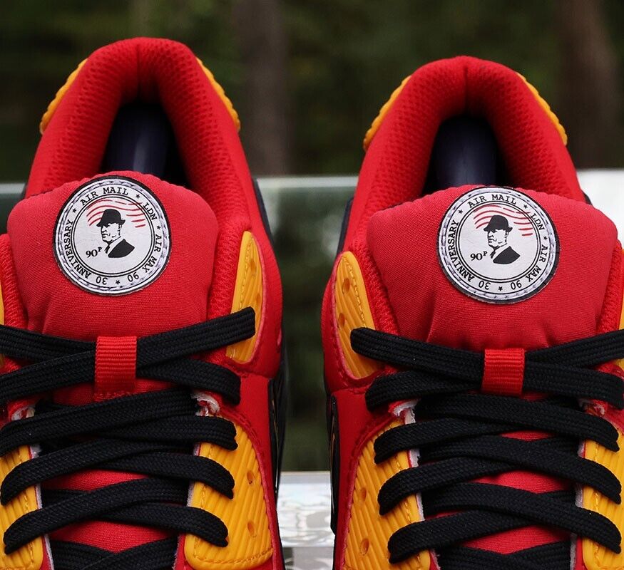 Nike Air Max 90 City Pack London Men's Size 10.5 Red Navy Nike Air Max 90 City Pack London Men's Size 10.5 Red Navy