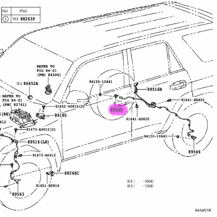 テーブル NEW】 Toyota Genuine 4Runner Land Cruiser Sensor, Speed