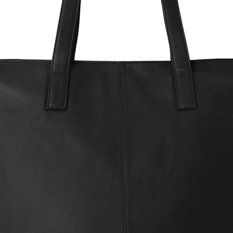 Black Leather Everyday Women's Tote Shoulder Bag Gift eBay