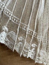 Antique Lace - Valenciennes Lace JABOT - 19th Century