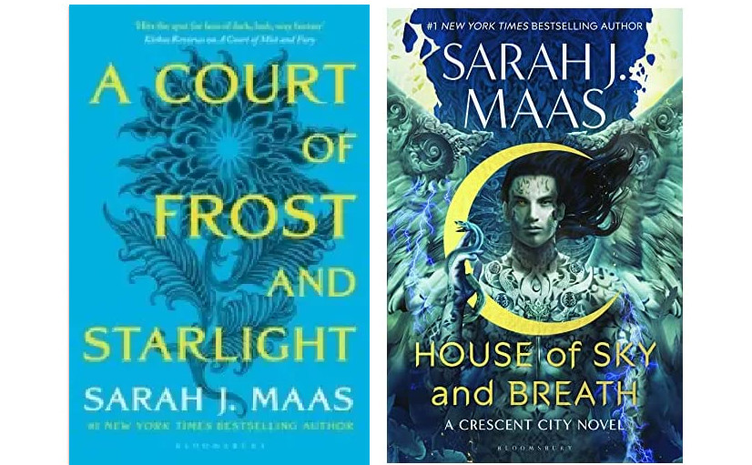 Set of 2 books A Court of Frost and Starlight+House of Sky