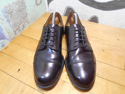 Cole Haan Burgundy Leather Cap Toe Oxfords Men