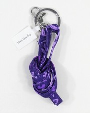 Vera Bradley Paisley Amethyst Lighten Up Lanyard NWT