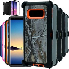For Samsung Galaxy Note 8 Shockproof Camo Rugged Hard Case Belt Clip  Screen