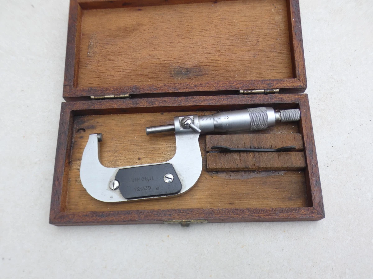 Lot De 2 Micromètres Roch - 25 Mm Et 25-50 Mm - Outils De Mesure Précision Vintage