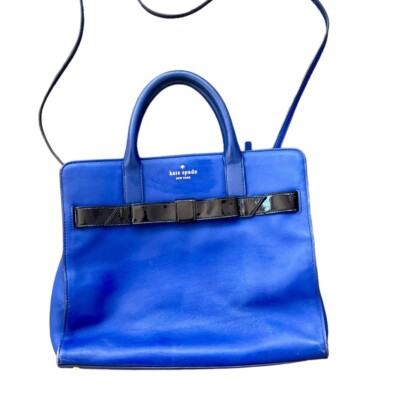 Kate Spade Blue Bow Backpack Kate Spade Emma Small Backpack in Blue | Lyst main image 4