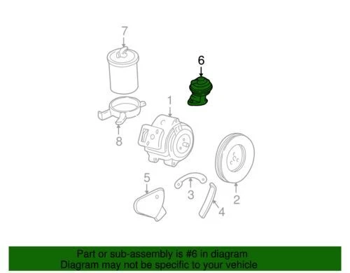 Válvula EGR genuina GM 1992-1994 Chevrolet GMC Oldsmobile Sonoma Blazer 12578044 Foto 2 de 2