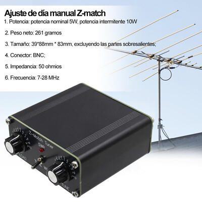QRP Z-match Manual Antenna 5WTuner 3-28MHz Z-Match QRP Manual Antenna Tuner Ham