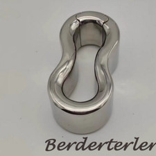 Customizable Stainless Steel Scrotum Pendant Ring Male Stretcher Testis Pendant