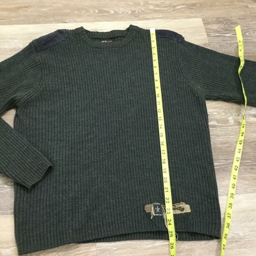 BILLABONG Wool Knit Crew Neck Long Sleeve Green Pullover Sweater Men's Size L - Picture 6 of 7