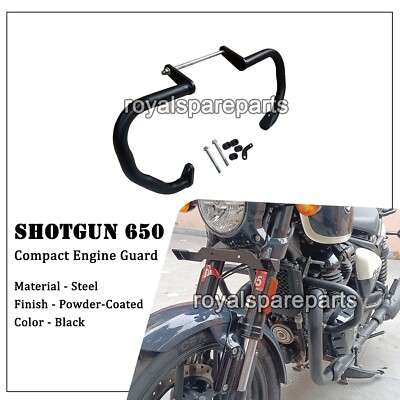 Passend Für Royal Enfield Shotgun 650 ''Schwarzer Kompakter Motorschutz''