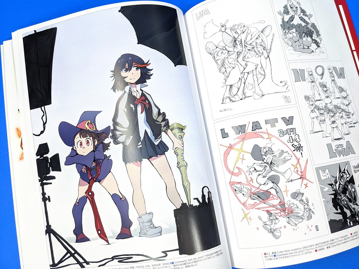 アート・デザイン・音楽 TRIGGER GIRLS ART BOOK TRIGGER Animation Staff Art Book TRIGGER GIRLS ART BOOK Rare