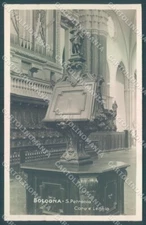 Bologna Città Chiesa San Petronio Coro Leggio Foto cartolina JK1109