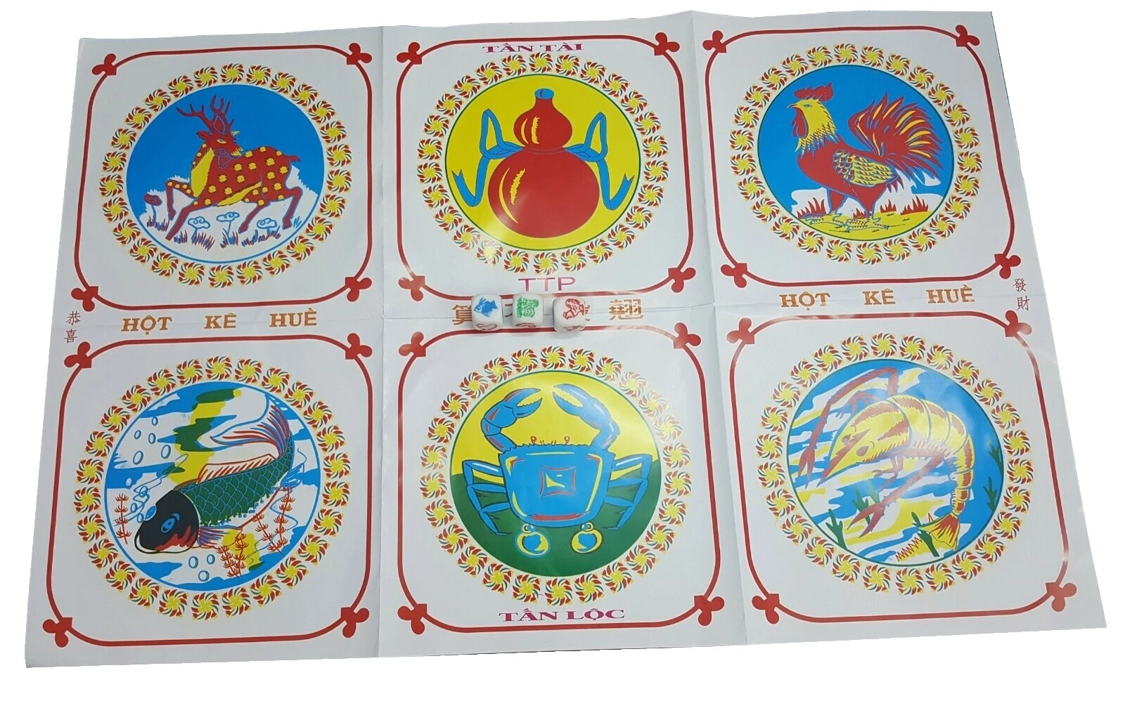 Animals Dice Contemporary Manufacture Board & Traditional Games