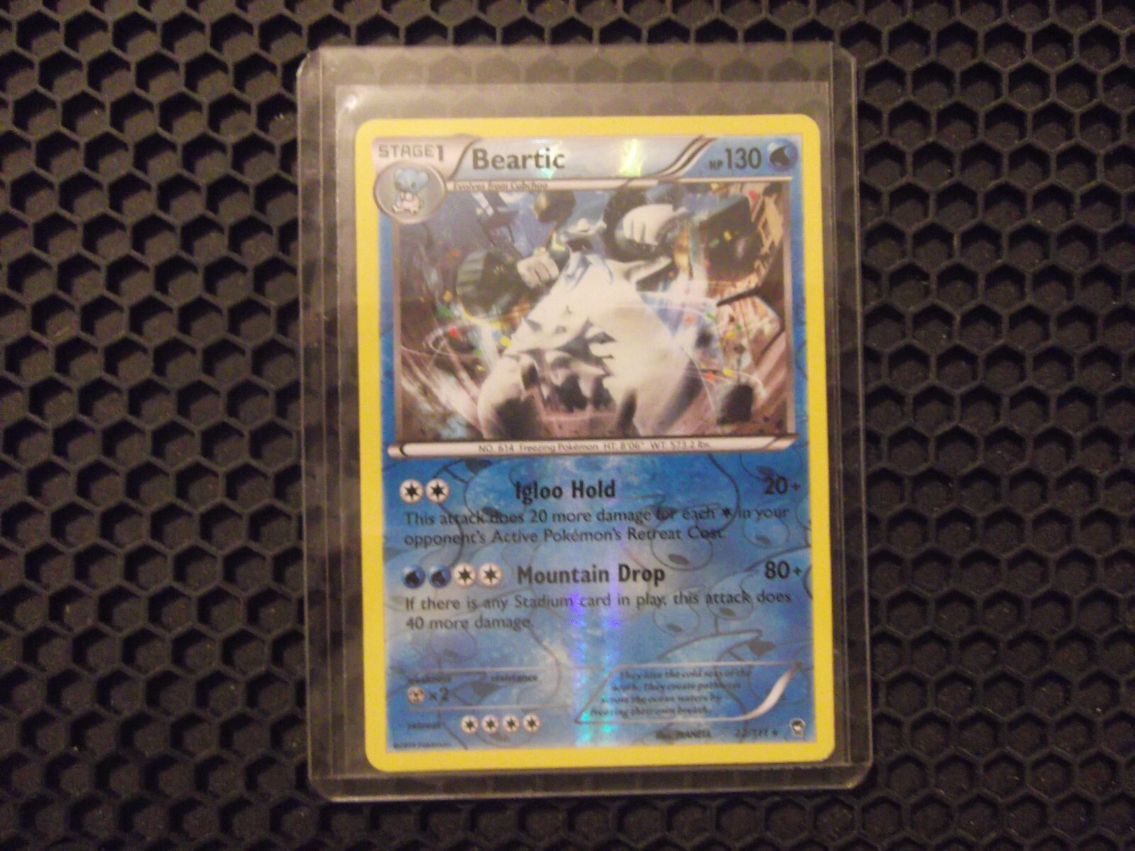 Beartic 22/111 Pokemon Card Reverse Holo XY Furious Fists 2014 NM/LP