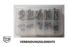 Feingewinde UNF A2 Zollschrauben Sortiment 45 Teile ISO 7380 Linsenkopf 5/16"