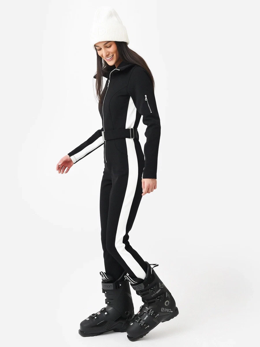 Cordova Signature Black White Stripe Winter Ski Suit XS | eBay
