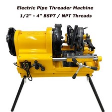 Pipe Threader Machine Electric Pipe Threading Cutter 1/2" - 4" BSPT/NPT Threads