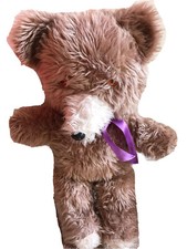 Vintage Teddy Bear Blue Ribbon Playthings Be Be Dolls Long Nose 20”