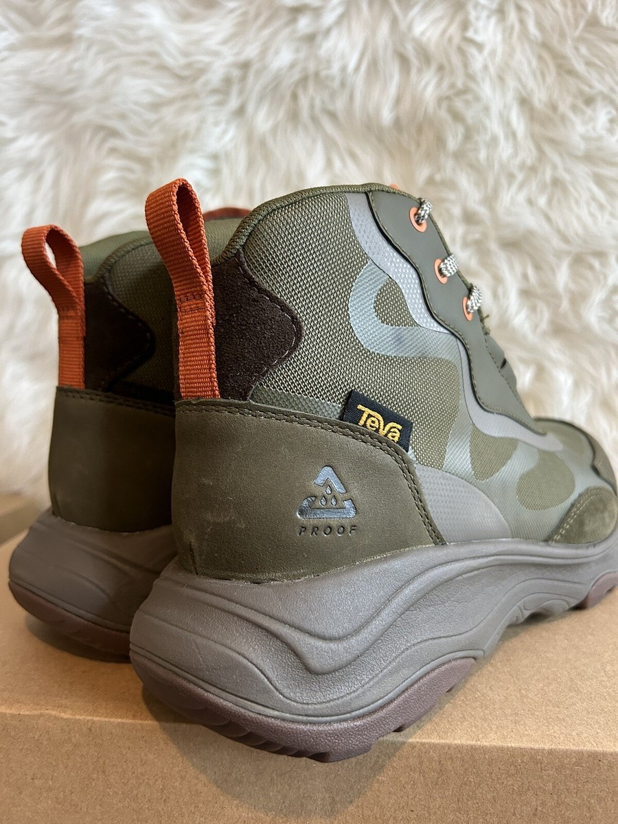 TEVA DARK OLIVE DESERT TAUPE GEOTRECCA RP HIKING BOOTS  display picture 3