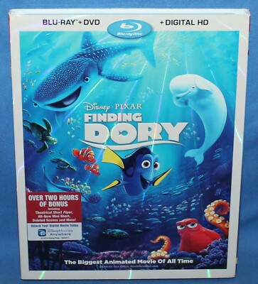 Disney Pixar Finding Dory  Blu-Ray and Bonus Disc 2016