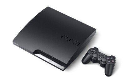 PS3 / Playstation 3 - Konsole Slim 500GB #schwarz + Original Controller + Zub.