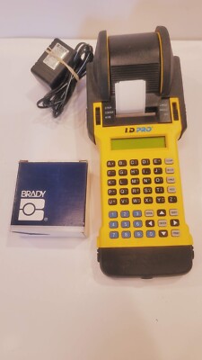 Brady ID Pro Portable Wire Marker Label Dot Matrix Printer with Box of Labels