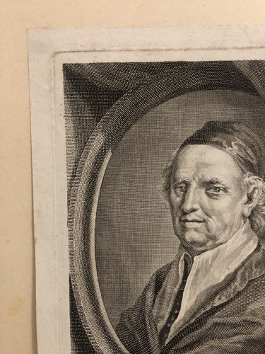 Bologna Portrait von "Carlo Cignani" 1717 Radierung Maler - Bild 4 von 6