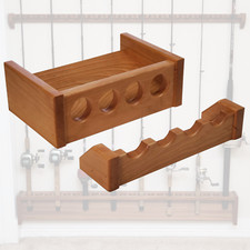Custom Fishing Rod Rack, Solid Cherry Wood  4 Rods, 10 Inches
