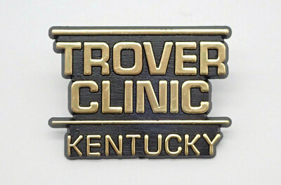 Trover Clinic Kentucky Gold Tone Vintage Lapel Pin